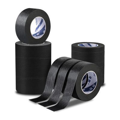Black Stick Bức tường phẳng 1 inch băng nén Crepe giấy cắt cắt
