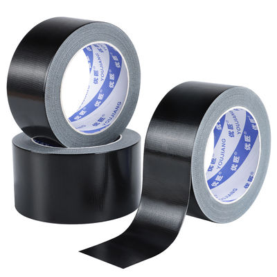 Kiểm soát không thấm nước Gaffers Black Cloth Duct Tape Packaging Strong Sticky For Pipeline 3 Inch