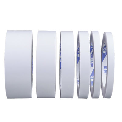 Cao mạnh mẽ hai mặt băng vải cuộn giấy trắng 72mm