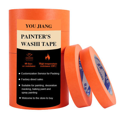 Kháng tia cực tím 60 ngày Nhôm cao su dính cao độ nhớt Washi băng che mặt