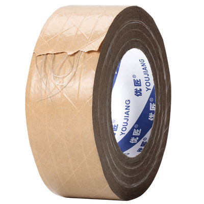 Môi trường thân thiện một mặt tự dán Kraft băng với in logo tùy chỉnh