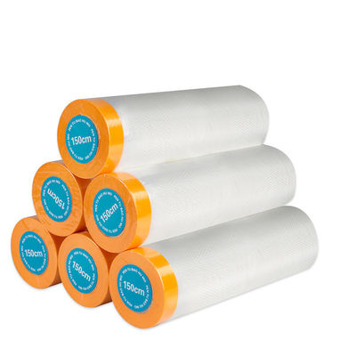 Bộ phim che đậy màu xanh sơn PE để bảo vệ bề mặt trong khi sơn