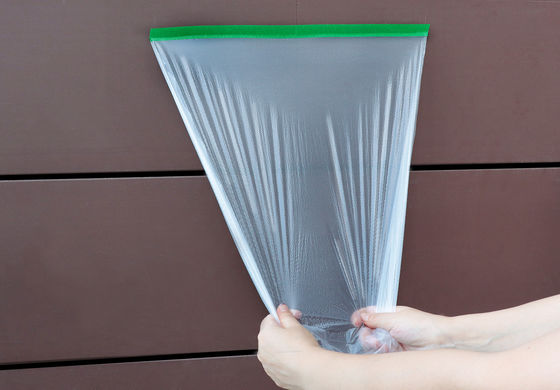 Đảm bảo ẩm ướt PE 30cm 4 Pretaped Masking Film để bảo vệ bao bì