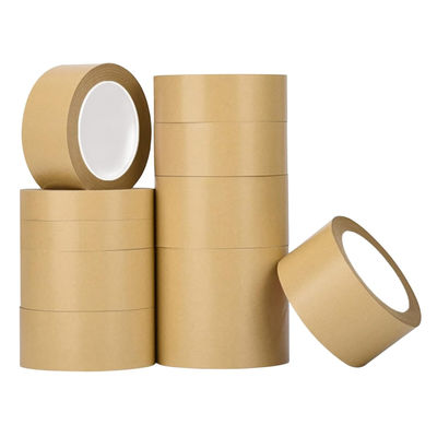 Hot melt Carton Seal Gummed Normal Custom Self Adhesive Kraft Paper Tape vận chuyển