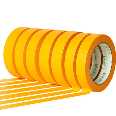 Vải giấy Washi màu vàng màn trình diễn Vải nắp mặt nạ Sơn Jumbo Roll