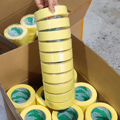 Vải nắp mặt màu vàng một mặt Vải nắp mặt đặc biệt Cho sơn xe hơi nhiệt độ cao, trang trí