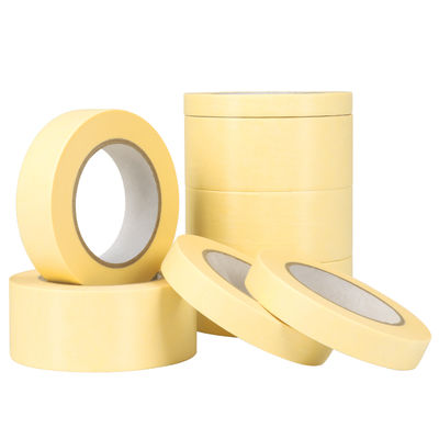 Cuộn băng keo giấy nhăn chịu nhiệt độ cao bảo vệ bề mặt tùy chỉnh Băng keo che chắn ô tô Băng keo thợ sơn để sơn